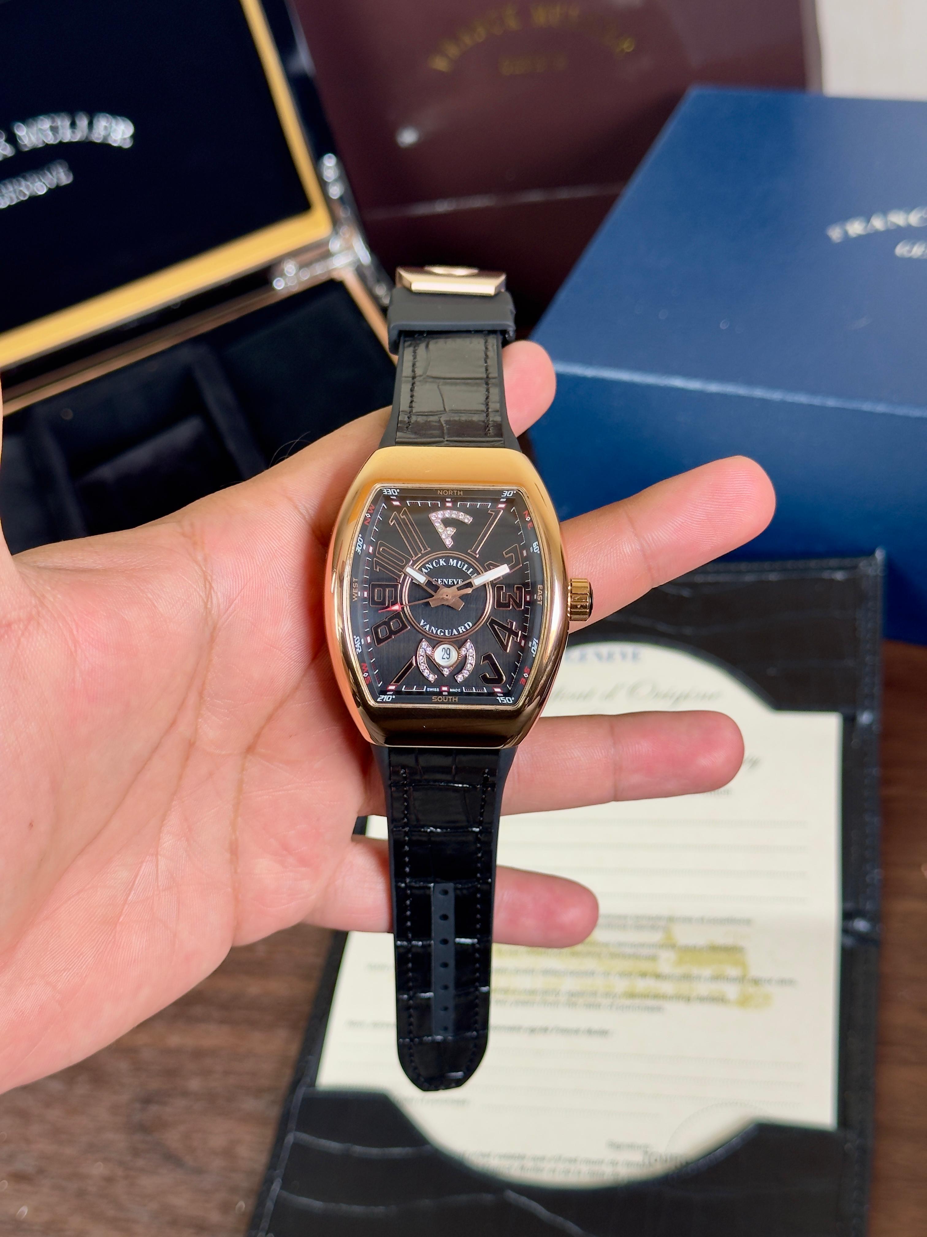 Frank Muller For Men  Master Quality Vanguard 18K Rosegold Yachting